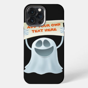 Ghost holding text iPhone 13 pro max case