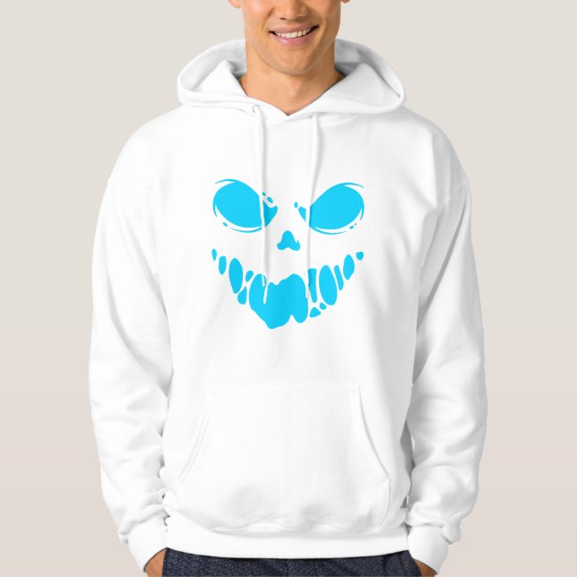 Ghost Horror Face T-Shirt Hoodie (Front)