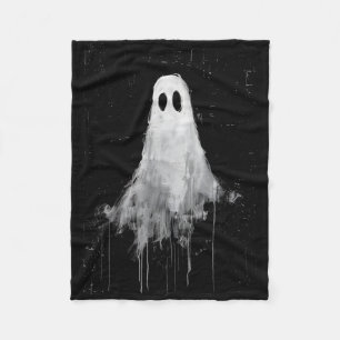 Ghost Horror Spirit Spooky Scary Halloween Goth Ae Fleece Blanket