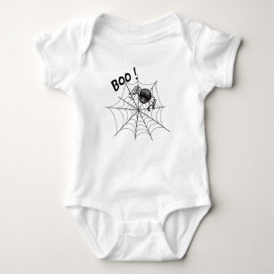 Ghost House Halloween Baby Shower Bodysuit