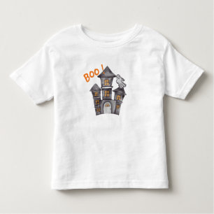 Ghost House Halloween Baby Shower  Toddler T-Shirt