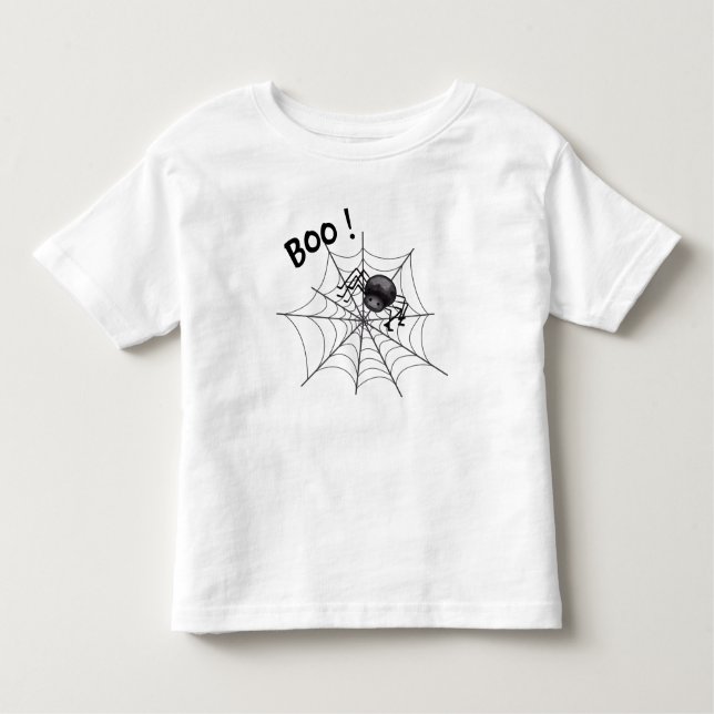 Ghost House Halloween Baby Shower  Toddler T-Shirt (Front)