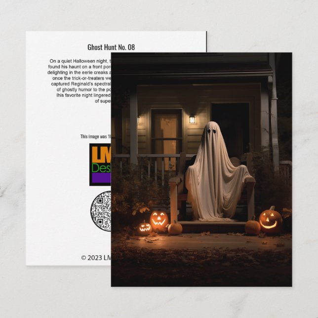 Ghost Hunt No. 08 Thank You Card (Front/Back)