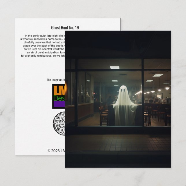Ghost Hunt No. 19 Thank You Card (Front/Back)