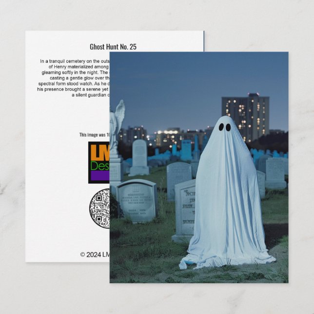 Ghost Hunt No. 25 Thank You Card (Front/Back)