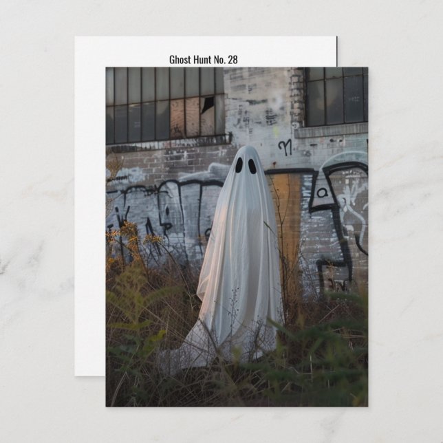 Ghost Hunt No. 28 Thank You Card (Front/Back)