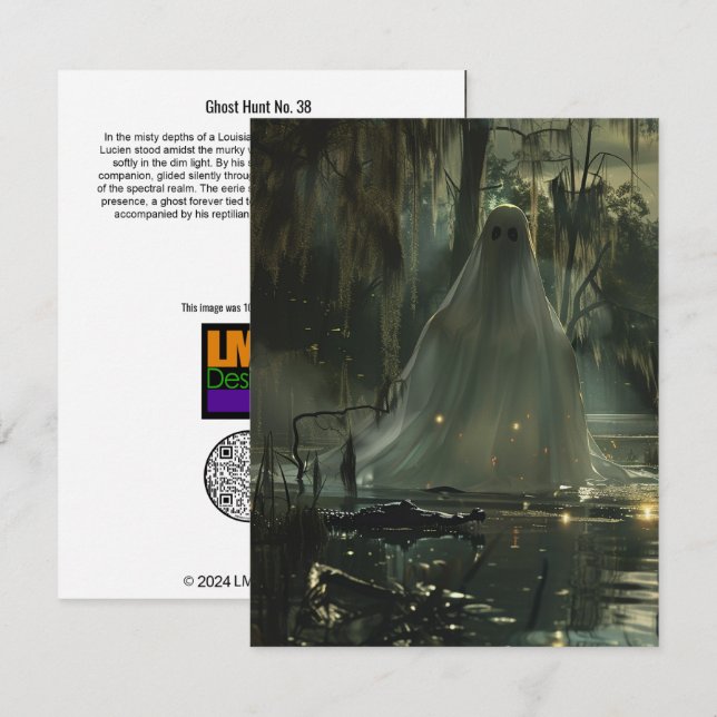 Ghost Hunt No. 38 Thank You Card (Front/Back)