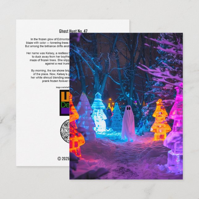 Ghost Hunt No. 47 Thank You Card (Front/Back)