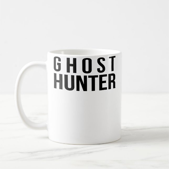 Ghost Hunter 	 By Lets Go Ghost Hunting Coffee Mug (Left)