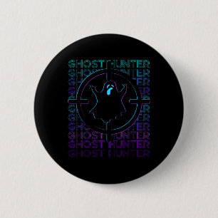 Ghost Hunter Ghost Hunting Retro 6 Cm Round Badge