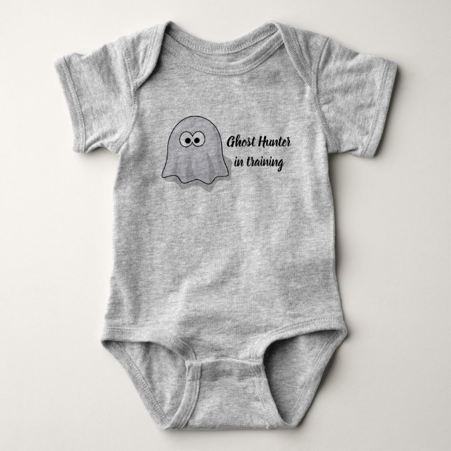 Ghost Hunter in training baby onsie Bodysuit (Front)
