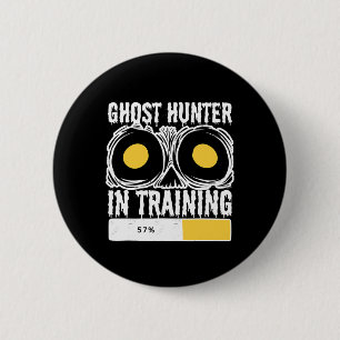 Ghost Hunter In Training Halloween Ghost Hunting 6 Cm Round Badge