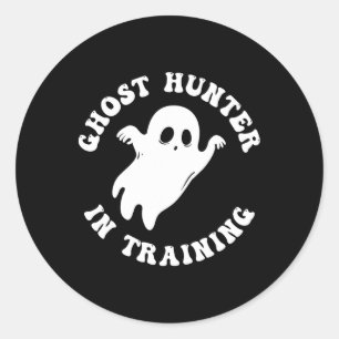Ghost Hunter In Training Paranormal Hunters Hallow Classic Round Sticker