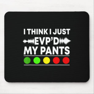 Ghost Hunter Paranormal Halloween Hunting Evp Spir Mouse Pad
