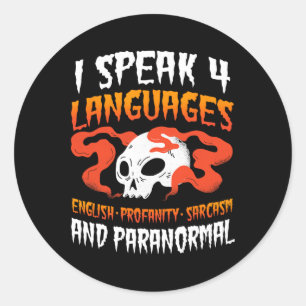 Ghost Hunter Paranormal Hunting Evp Spirit Hunt Ha Classic Round Sticker