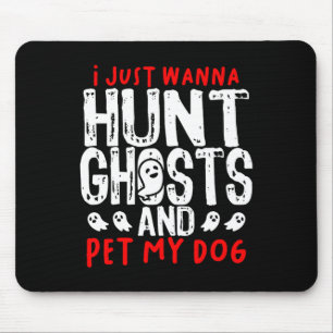 Ghost Hunter Paranormal Hunting Investigator Dog L Mouse Pad