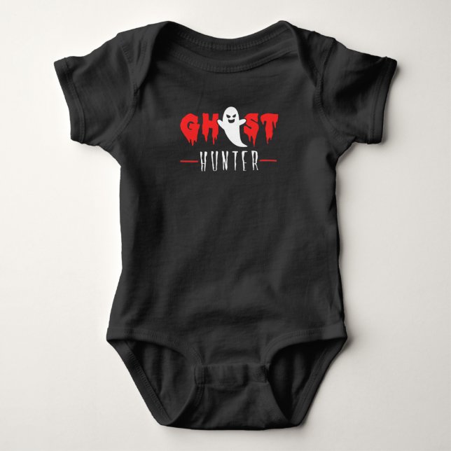 Ghost hunter Paranormal Investigator Baby Bodysuit (Front)