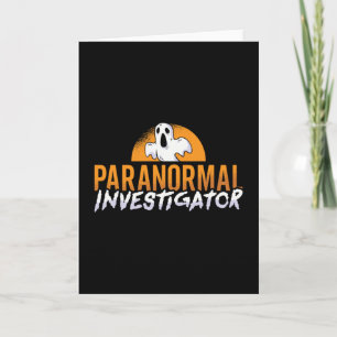 Ghost Hunter Paranormal Investigator Ghost Hunting Card