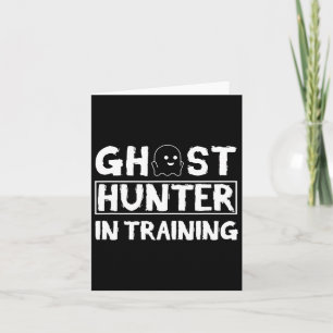 Ghost Hunter Paranormal Investigator Ghost-hunting Card
