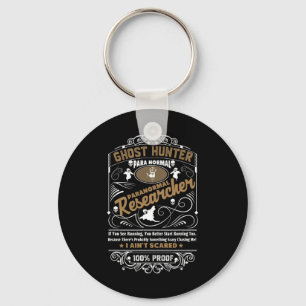 Ghost Hunter Paranormal Vintage Whiskey Style Desi Key Ring