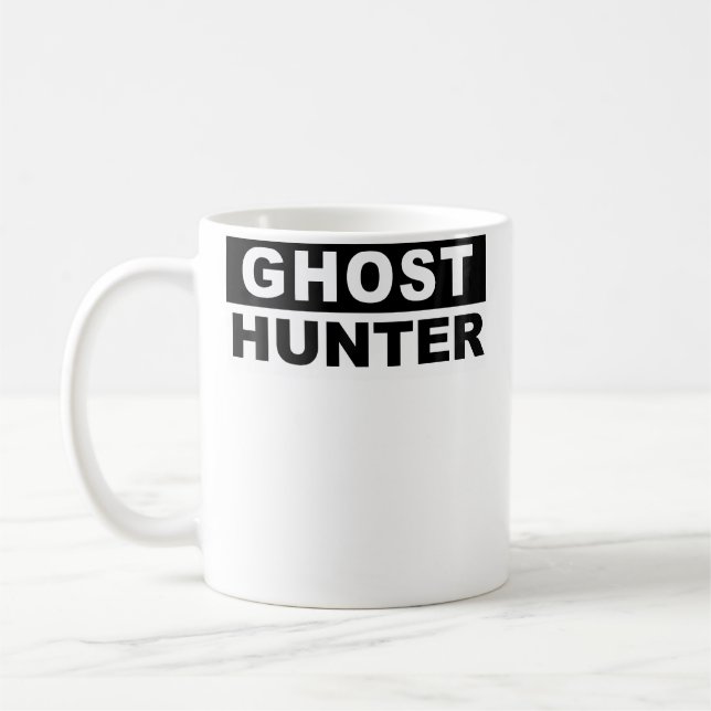 Ghost Hunter Shirt Coffee Mug (Left)