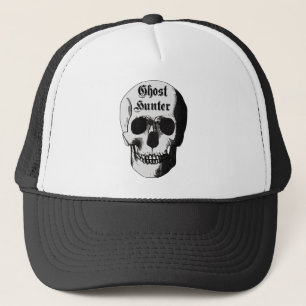 Ghost Hunter Skull Trucker Hat