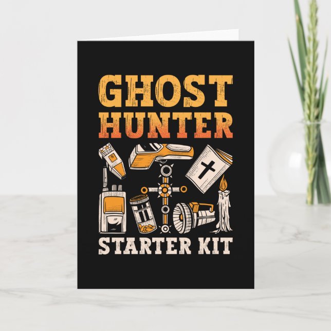 Ghost Hunter Starter Kit Paranormal Ghost Hunting Card (Front)