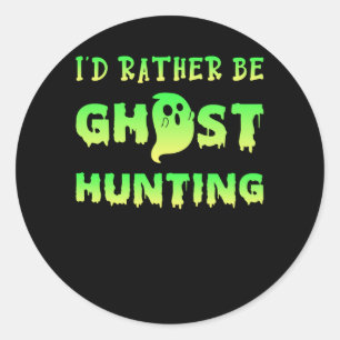 Ghost Hunting Classic Round Sticker