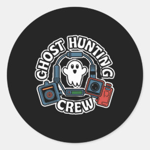 Ghost Hunting Crew Paranormal Investigation Equipm Classic Round Sticker