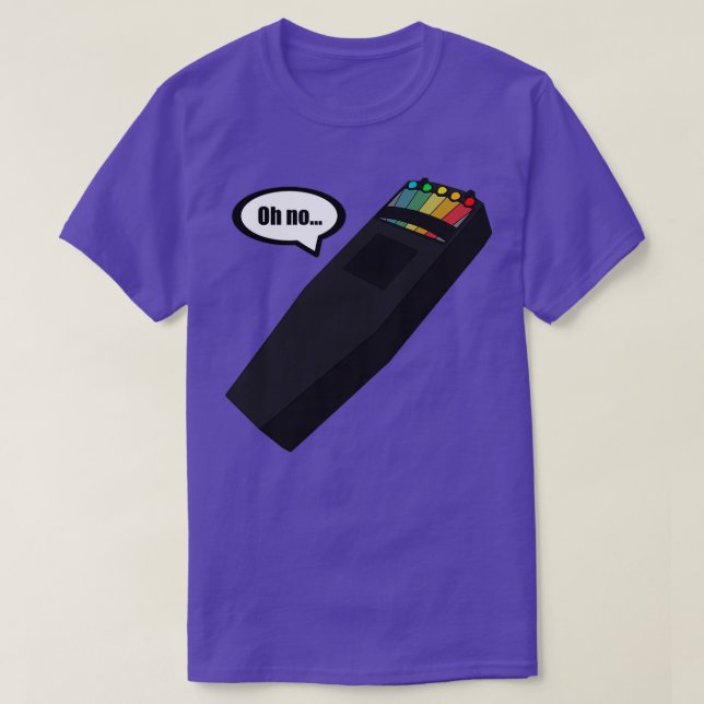 Ghost hunting EMF Reader from horror game T-Shirt (Design Front)