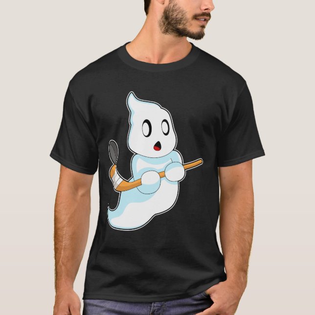 Ghost Ice hockey Ice hockey stick T-Shirt (Front)