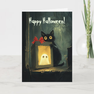 Ghost in a Gift Box Thank You Card