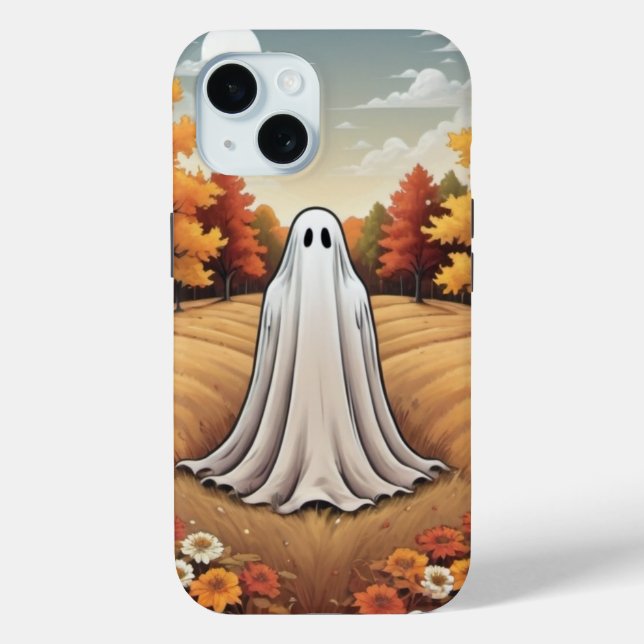 Ghost in Autumn Forest Case-Mate iPhone Case (Back)