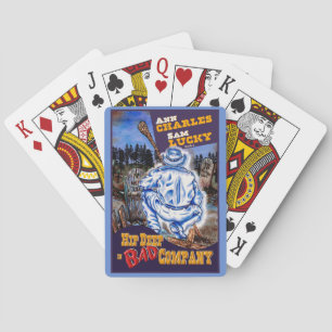 Ghost in the Graveyard Poker cards by Ann Charles