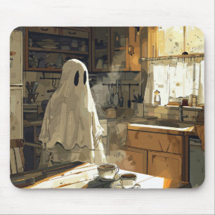 Ghost in the Kitchen for Coffee Mouse Pad