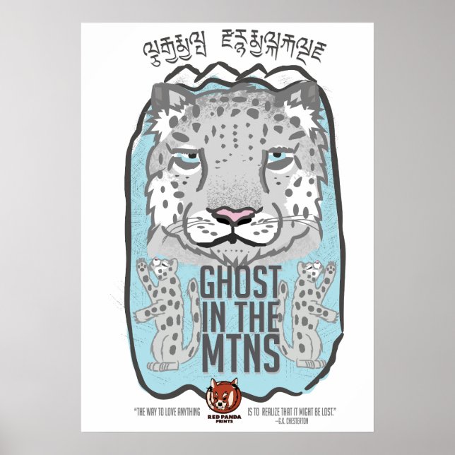 Ghost In The Mountains Poster (Front)