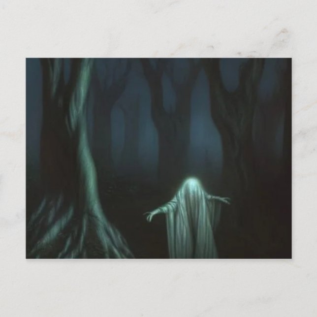 Ghost in the Woods  Postcard (Front)
