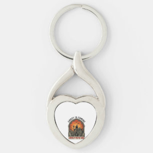 Ghost Is Coming Witch Graveyard Zombie Hands Hallo Key Ring