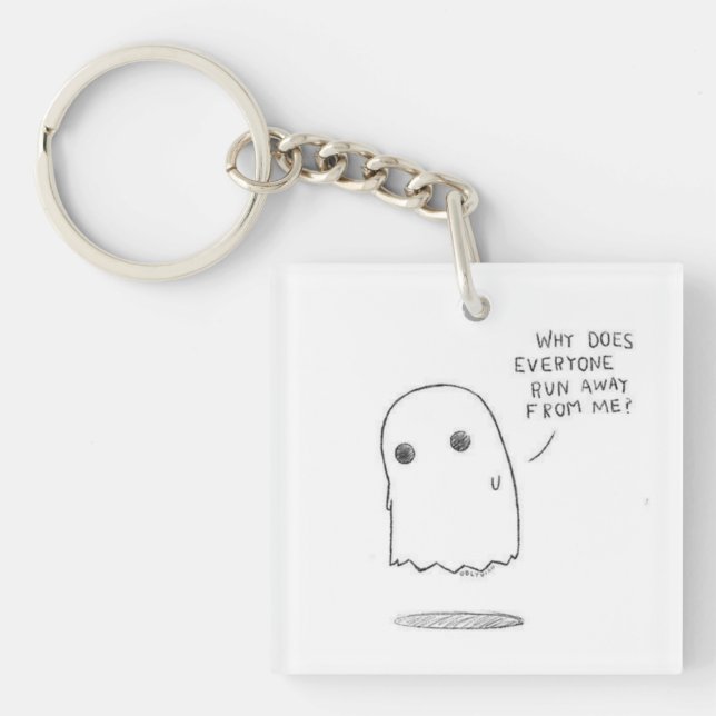 Ghost Keychain (Front)