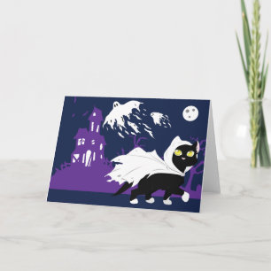 Ghost Kitty Card