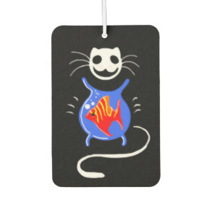 Ghost Kitty Cat Air Freshener