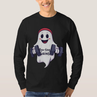 Ghost Lifting Weights T-Shirt