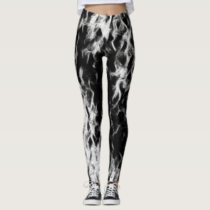 Ghost Lightning Rave Leggings