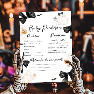 Ghost Little Boo Halloween Baby Predictions Game
