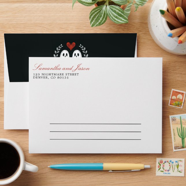 Ghost Love Wedding Envelope (Desk)