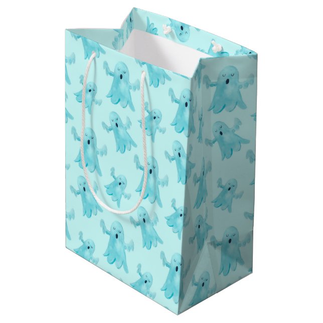 Ghost Medium Gift Bag (Back Angled)