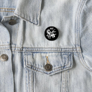 Ghost Mister Pro Triceratops Skilled Ancient 3 Cm Round Badge
