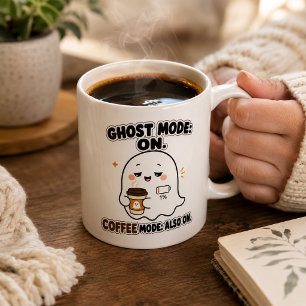 Ghost Mode On Coffee Mode Also On Funny Introvert Mug