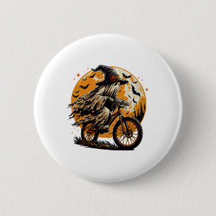 Ghost Mountain Biking Halloween Scary Costume Ride 6 Cm Round Badge