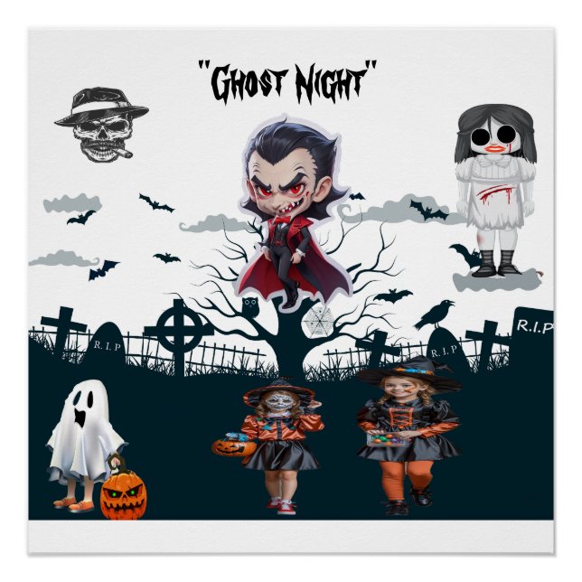 Ghost Night  Poster (Front)